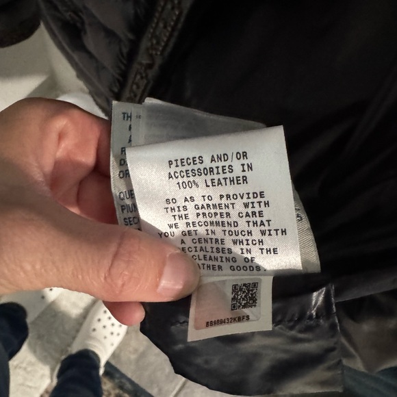 Moncler Black Studded Women's Puffer Jacket - Picture 10 of 10